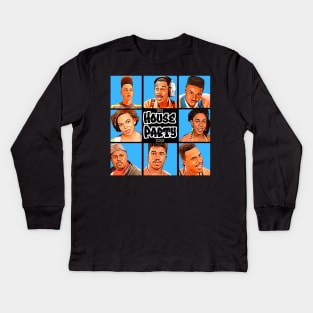 The House Party Bunch Kids Long Sleeve T-Shirt